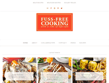 Tablet Screenshot of fussfreecooking.com